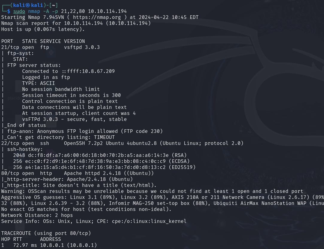 Nmap Scan Result 3