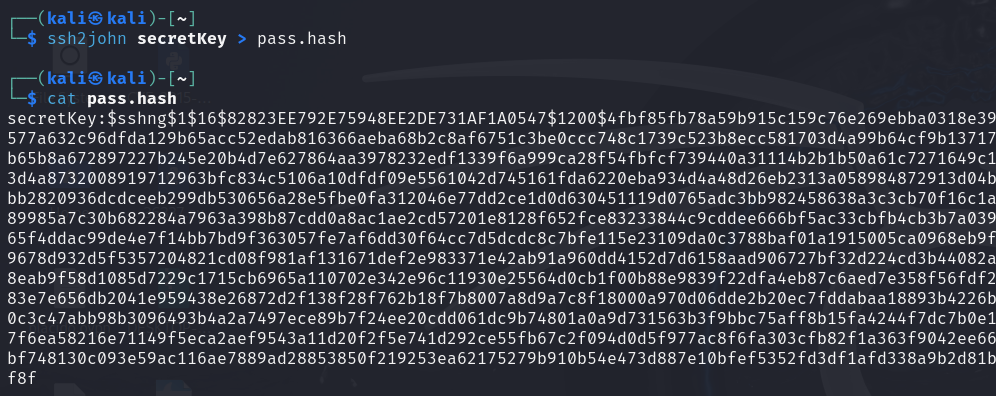 SSH Key Conversion