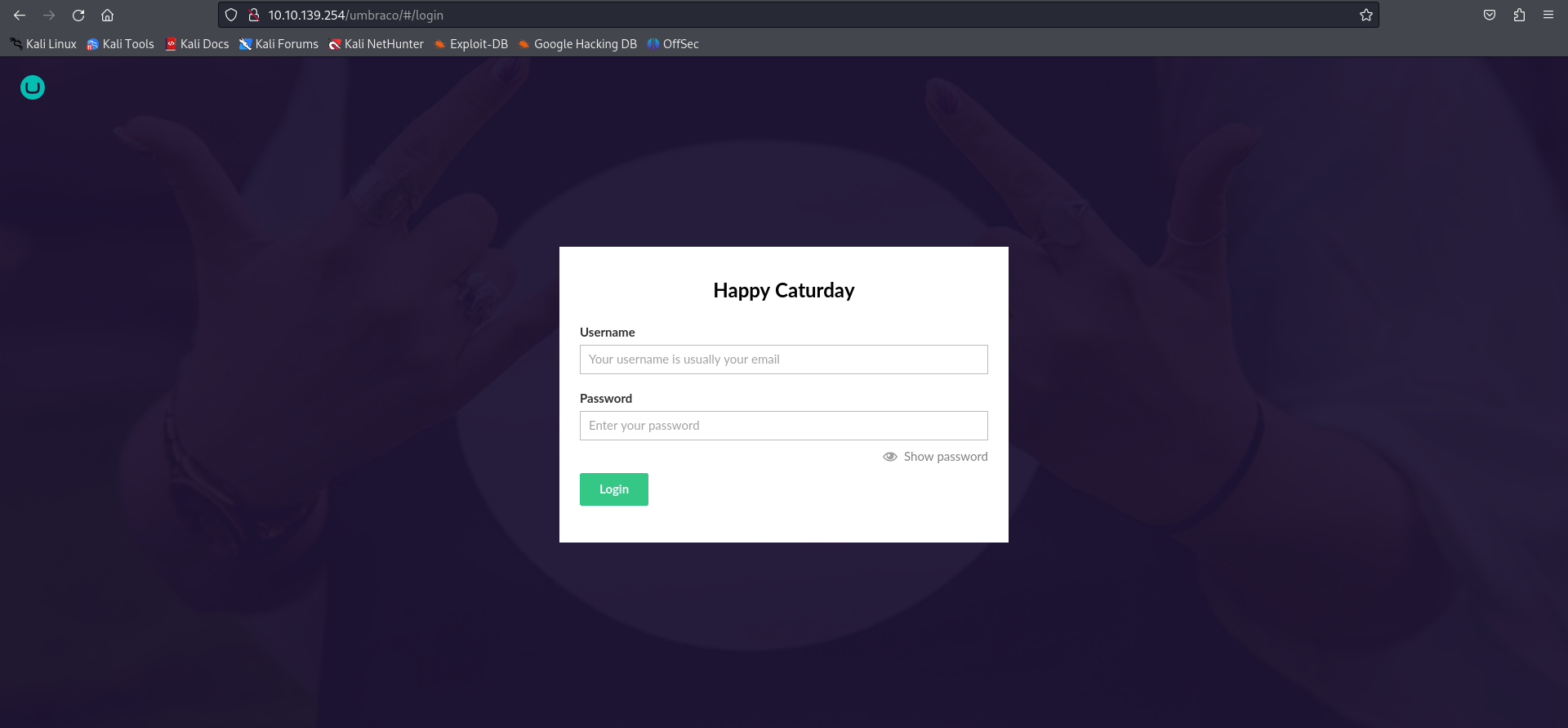 Umbraco Login