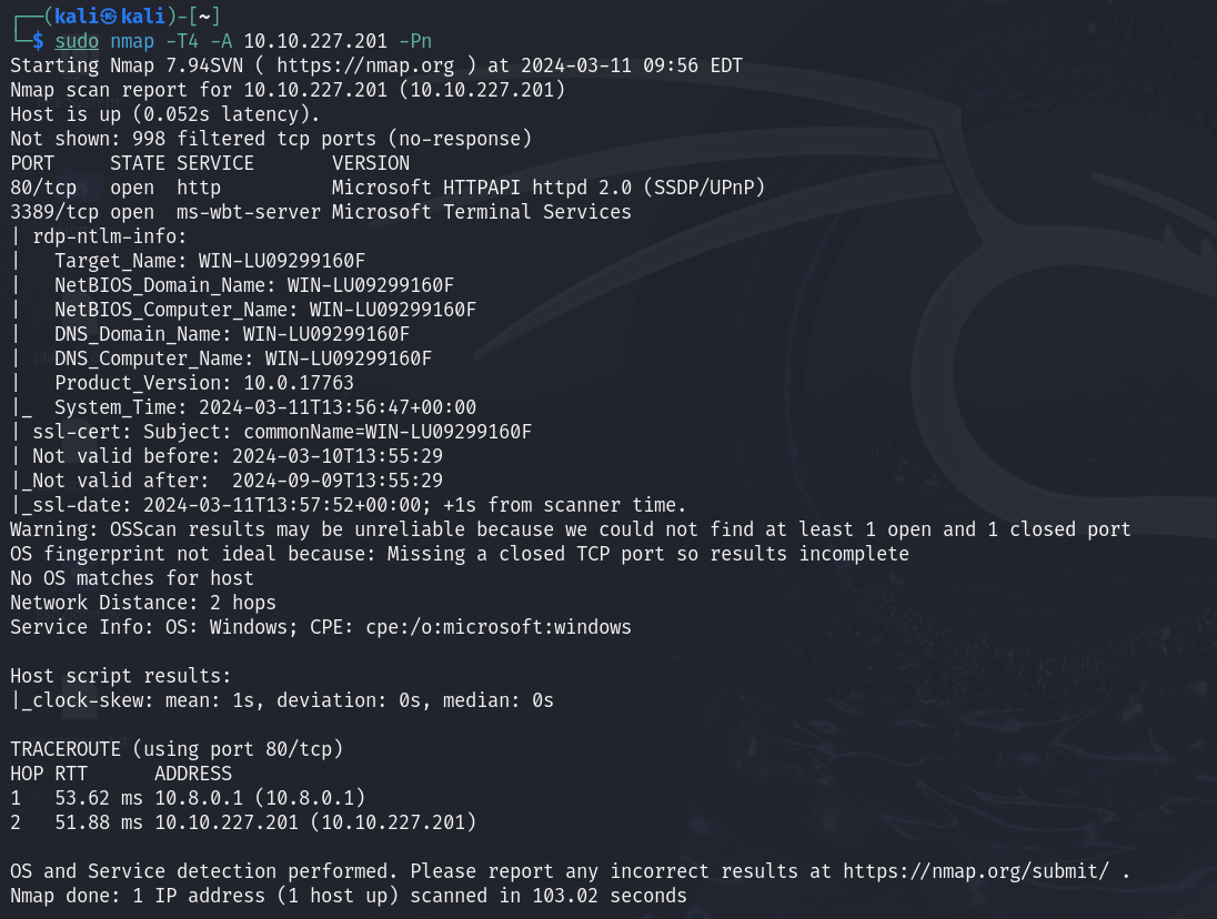 NMAP Scan