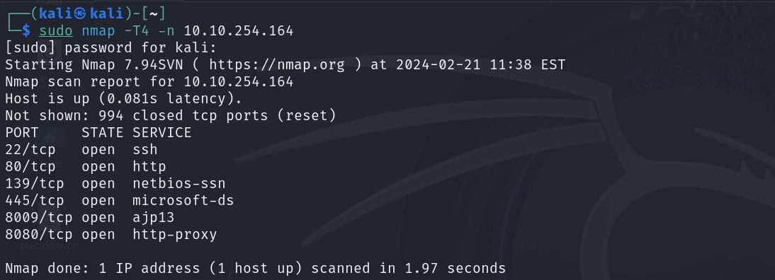 NMAP Scan